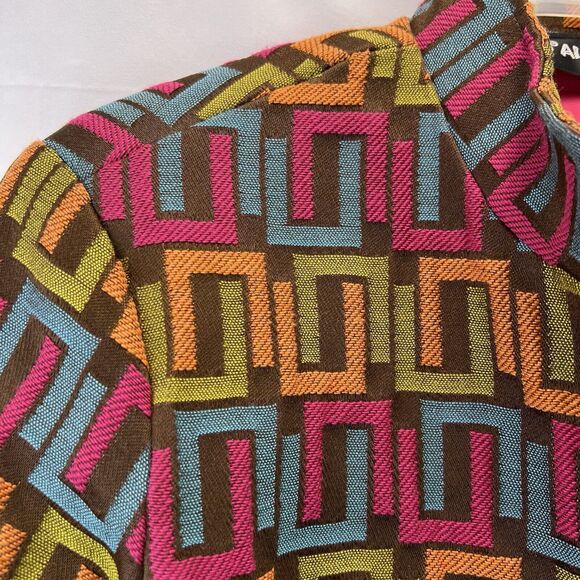 Vtg Painted Pony Blazer Jacket Geometric Embroidered Snap Front Size Small - Picture 2 of 8